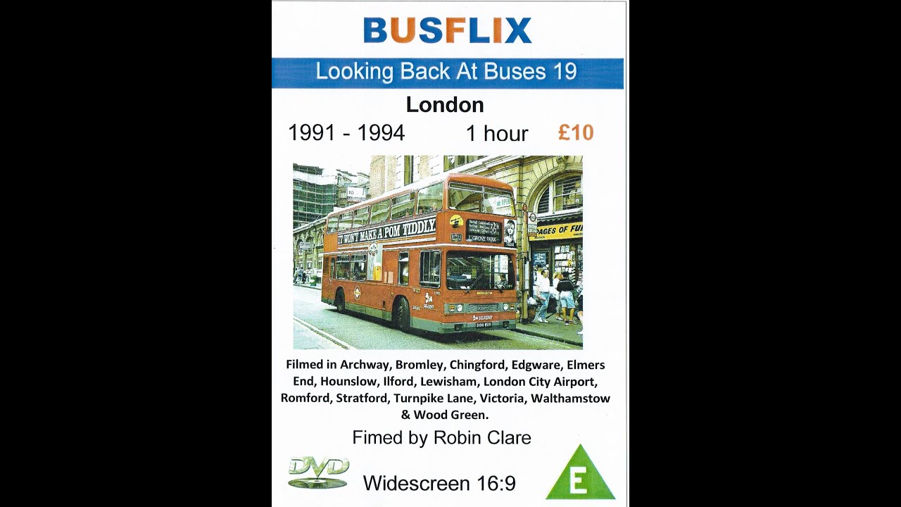 Looking Back At Buses 19  London  1991 - 1994