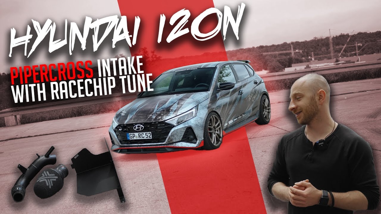 Hyundai i20N RaceChip & Pipercross | Dyno Test | 100-200 | Sound