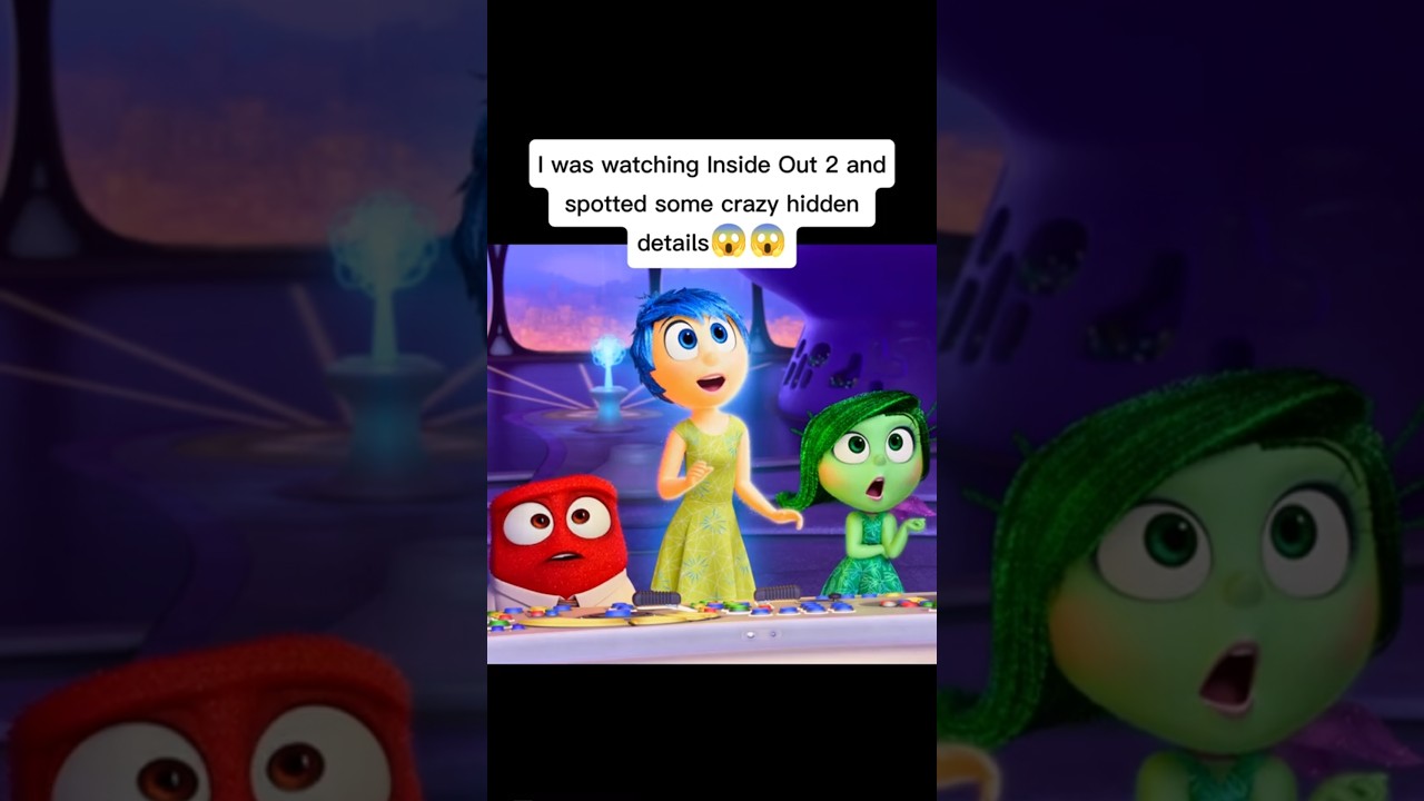 These Inside Out 2 Easter Eggs Will Blow Your Mind! 🤯🔥#shorts #insideout2 #pixar #eastereggs #disney