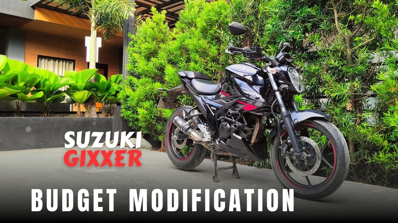 Suzuki Gixxer Budget Modification | Accessories and Exhaust