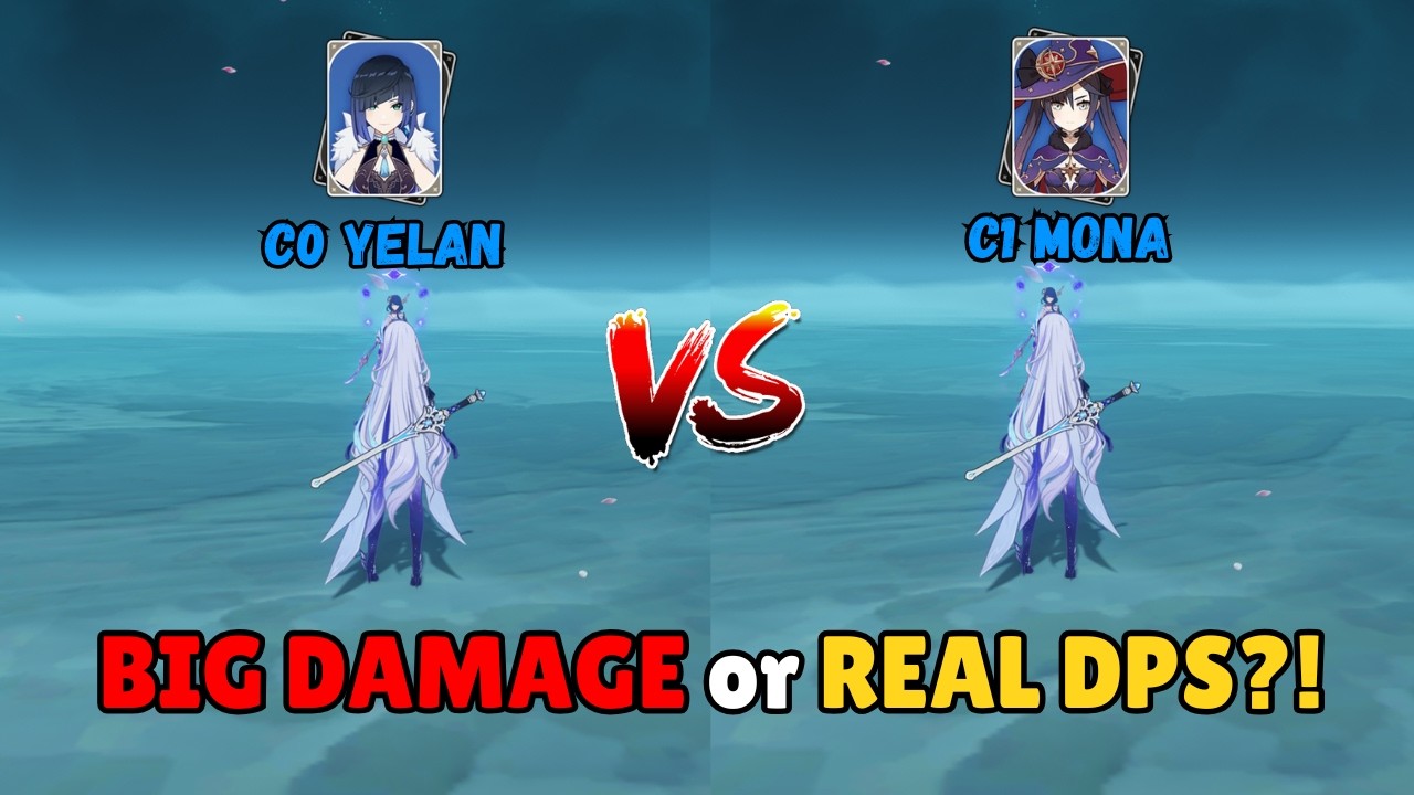 C0 Yelan or C1 Mona?! BEST Support for Skirk | Damage & DPS Comparison – Genshin Impact