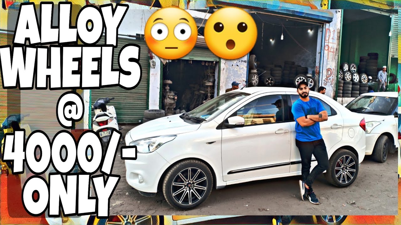 Alloys For All Cars start @ 4000/Cheapest Alloy Wheels/Cheap Car Tyre/Mayapuri Alloy Wheel market