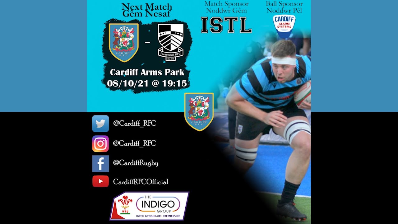 Cardiff v Pontypridd - 8th October 2021