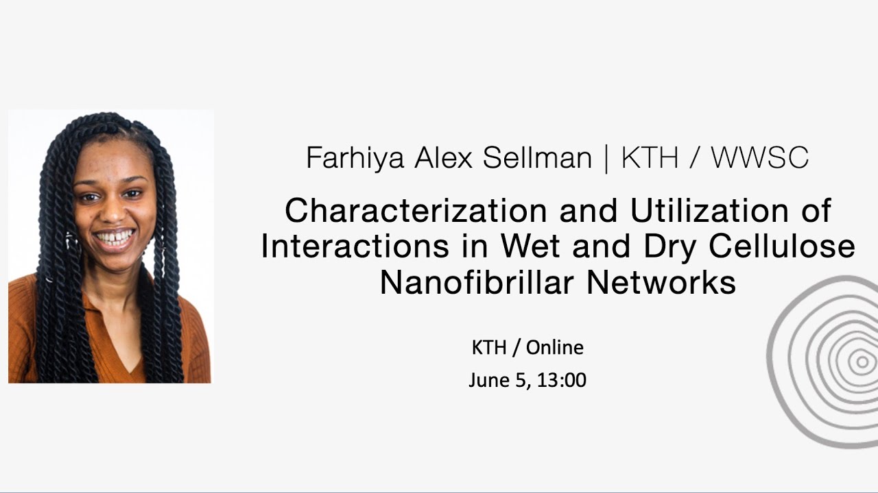 Defence of doctoral thesis: Farhiya Alex Sellman, KTH, June 5 2024