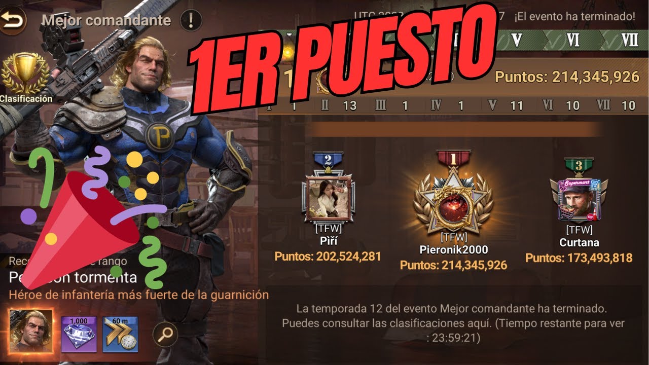Como GANAR o CONSEGUIR un HEROE del evento MEJOR COMANDANTE  | Doomsday Last Survivor
