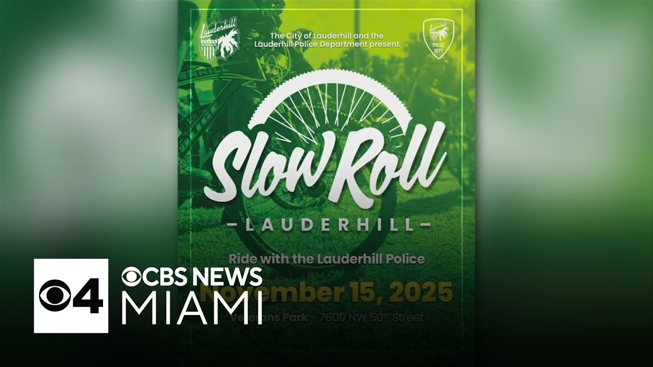 Slow Roll Lauderhill connects community with eco-friendly bike ride