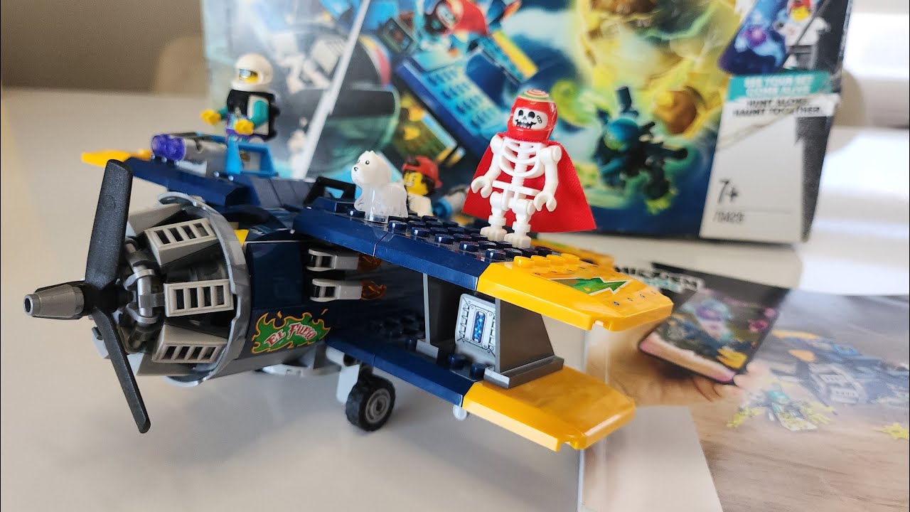 LEGO-HIDDEN SIDE-70429-EL FUEGO'NUN GÖSTERİ UÇAĞI-HIZLI YAPIM