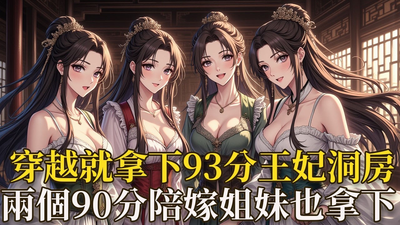 穿越開局就拿下 93 分王妃，順帶收了兩個 90 分以上的陪嫁姐妹花，就連守護多年的九品高手楚姨，也淪陷在我的溫柔鄉裡！當滿朝文武還在笑我沉迷女色時，我早已帶著百萬大軍，準備踏平皇宮，奪取這大夏江山！