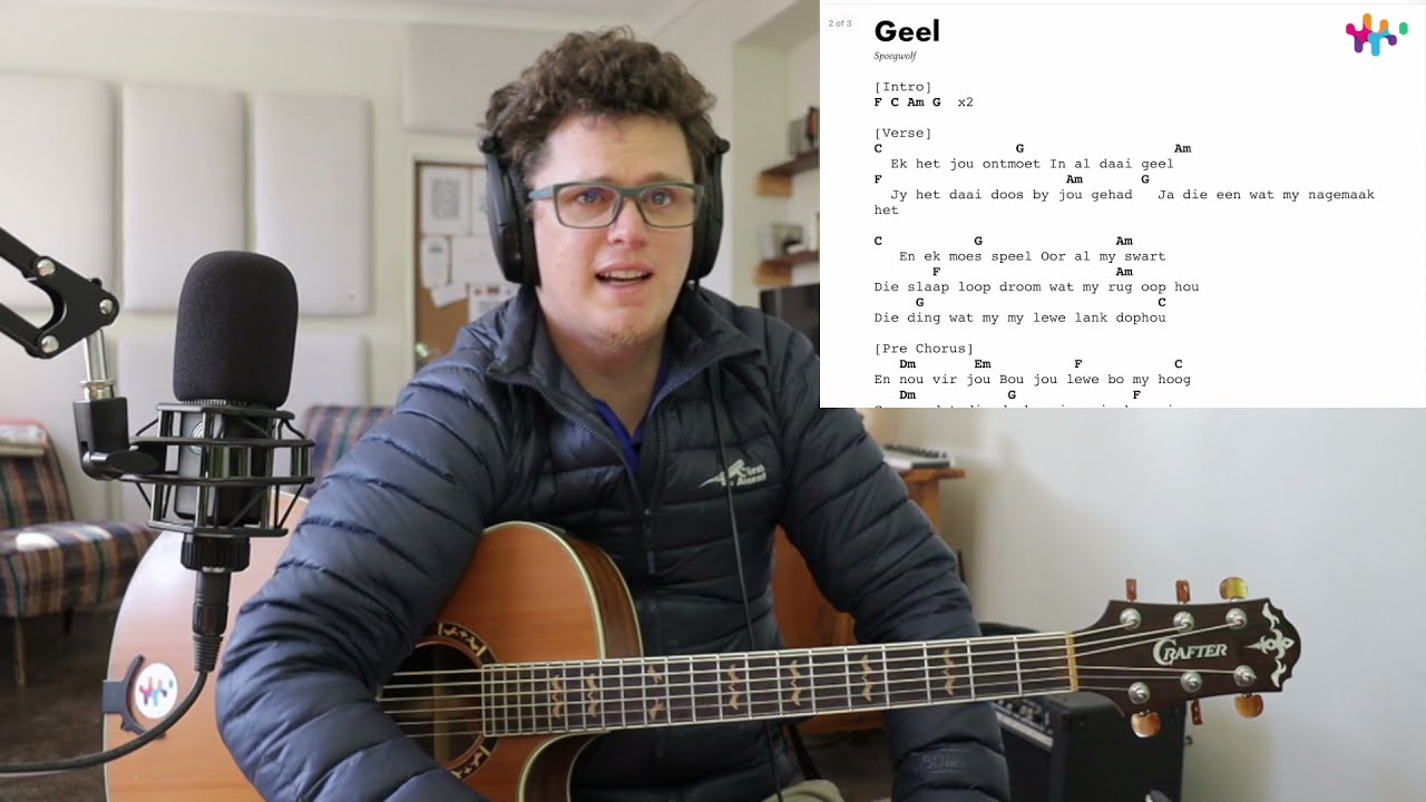 Geel Spoegwolf Kitaarles Guitar Tutorial