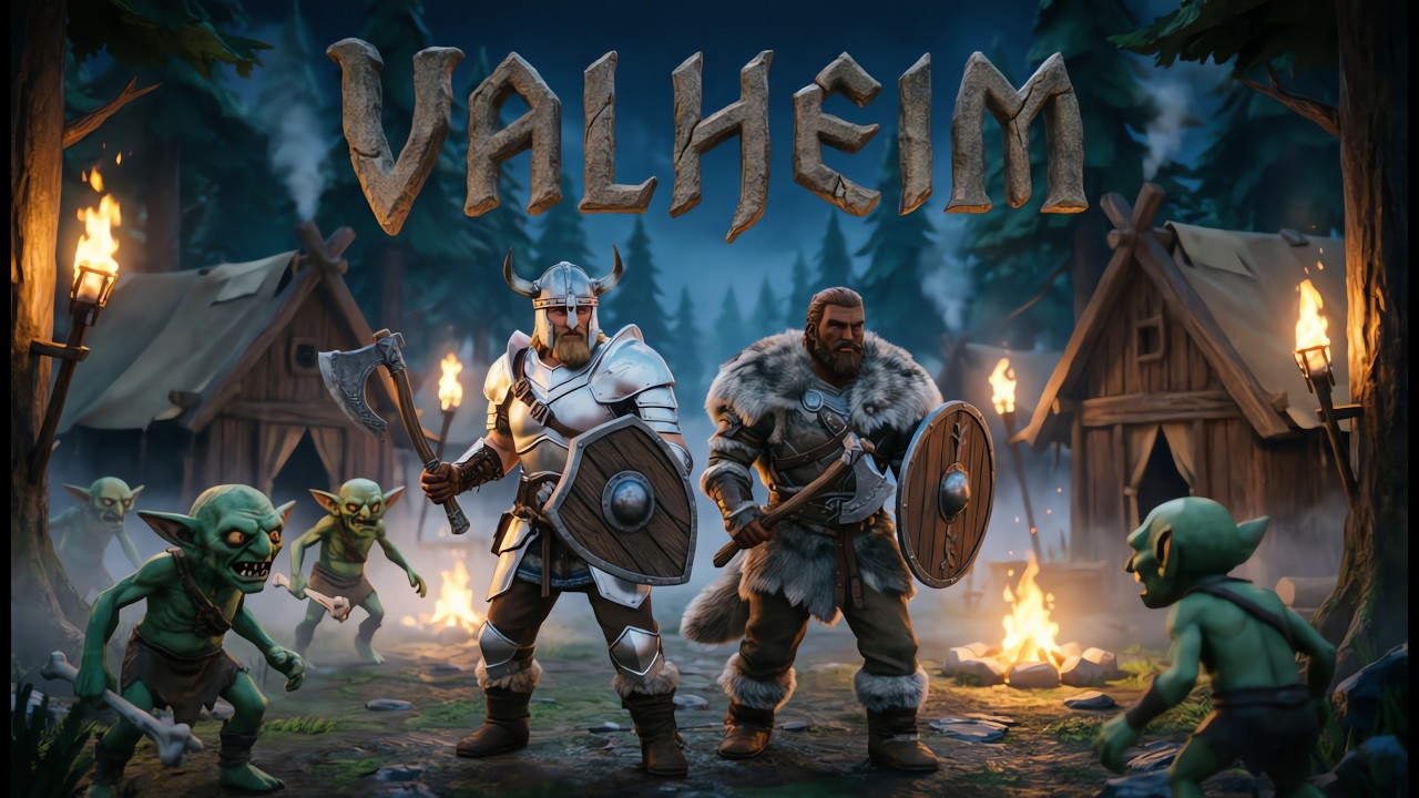 Бот и Lionez в VALHEIM - Лагеря Гоблинов (Фулинги)