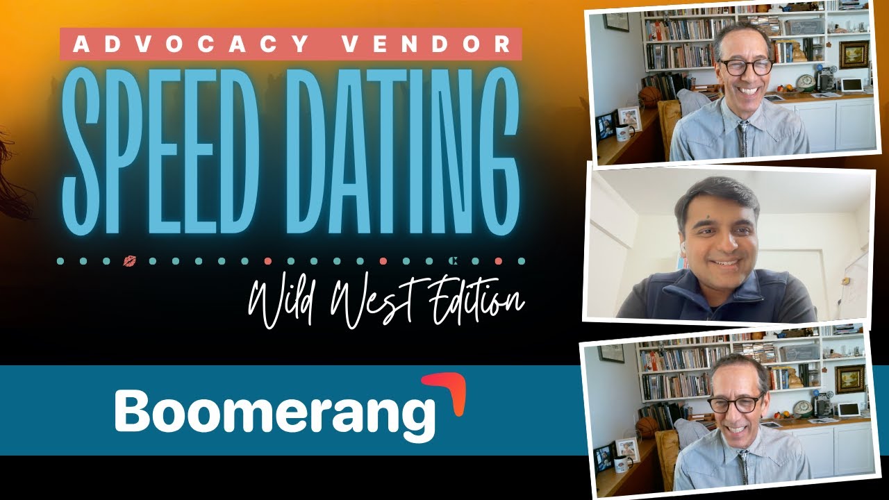 Boomerang Demo and Customer Testimonial -Advocacy Vendor Speed Dating by Captivate Collective