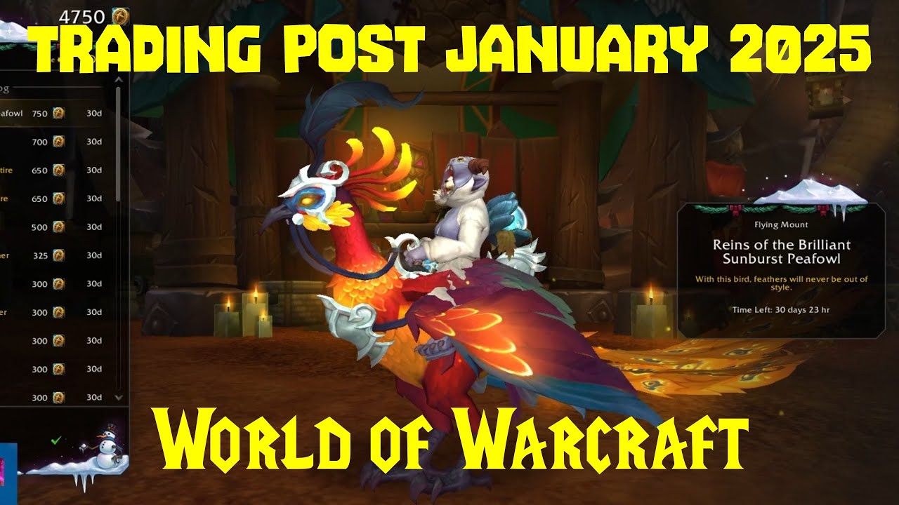 January 2025 Trading Post and Traveler's Log - World of Warcraft