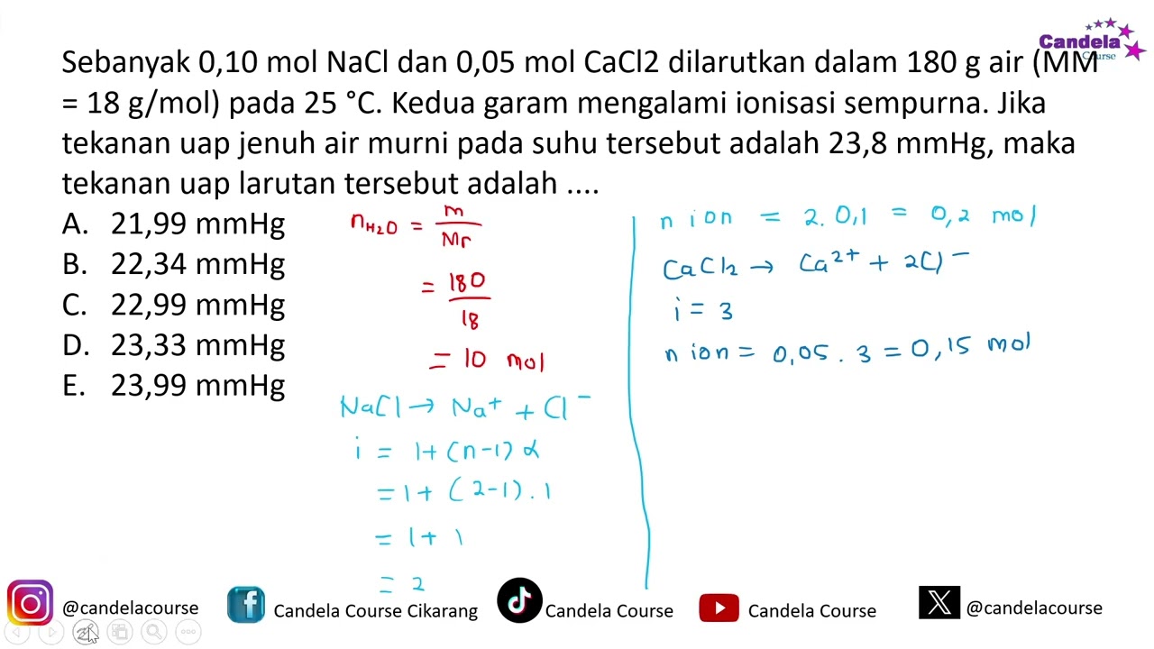 PEMBAHASAN SOAL OSN K KIMIA 2025 #36