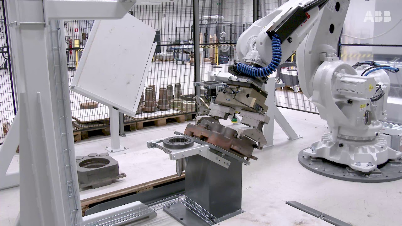 FlexLoader FP 800 machine tending Emco Hypermill 100 for SIBRE Siegerland Bremsen GmbH