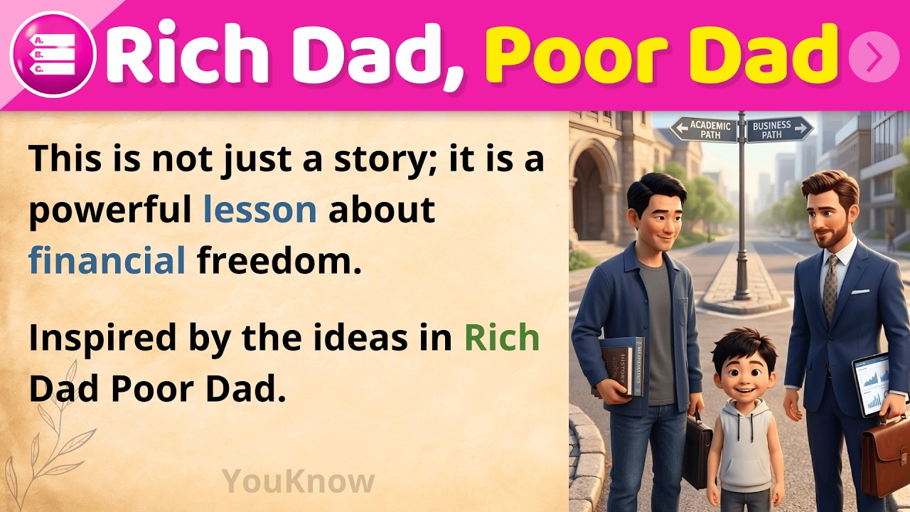 The Lessons That Changed Robert Kiyosaki's Life | Learn English Through Stories