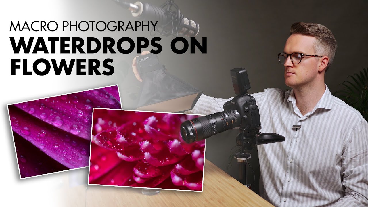 Macro Photography - Waterdrops on Flowers