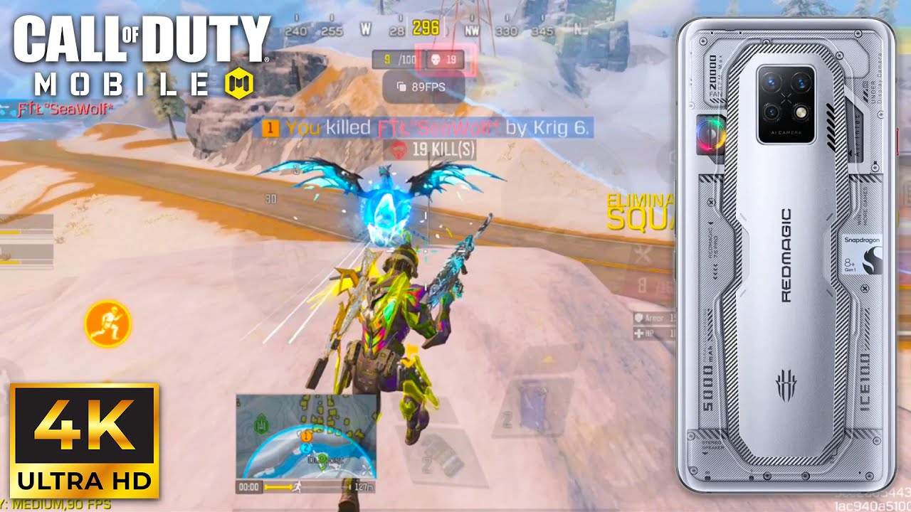 Is It The Device OR Is It Skills? medium Graphic 90 FPS Test Season 11 cod mobile | RED Magic 7S PRO