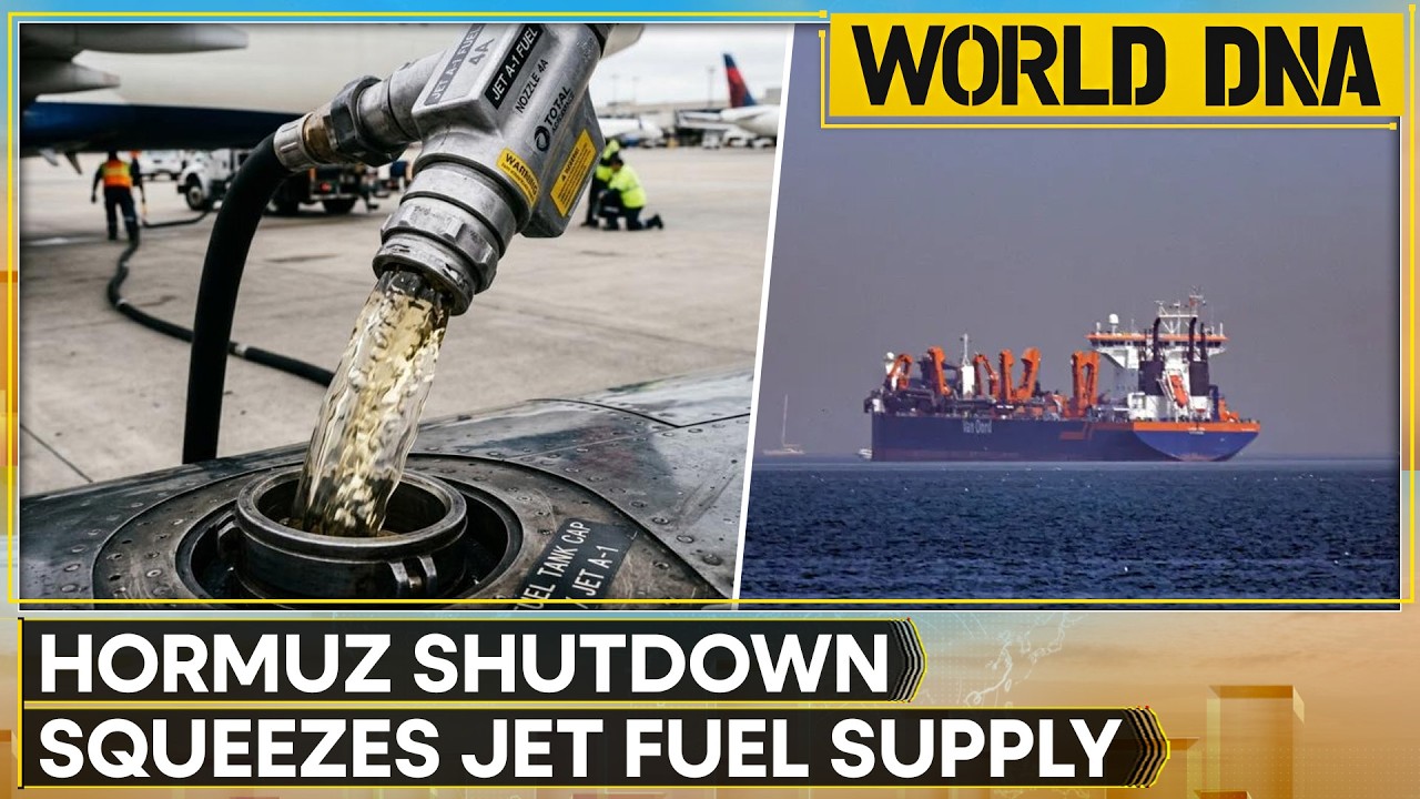 US-Iran War: Hormuz Shutdown Triggers Global Jet Fuel Supply Crunch | WION World News