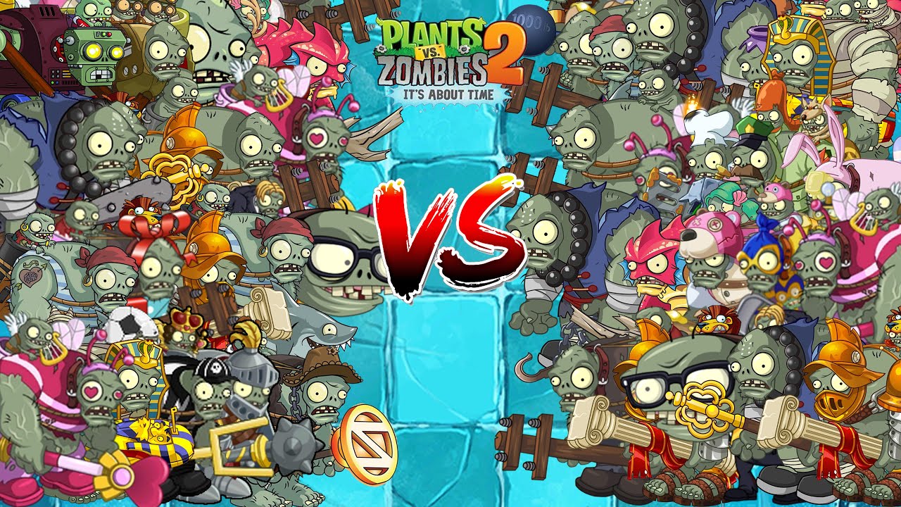 PvZ 2 - Gargantuar Zombie Team Vs Gargantuar Zombie Team - Who will win?