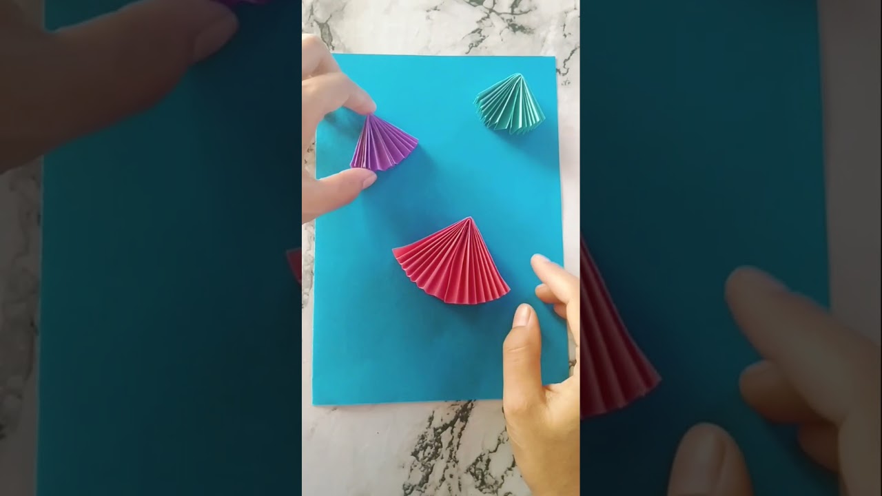 Easy Rainy season Paper craft Activity☔#shorts#youtubeshorts#viralshorts #shortsvideo #creativeAst