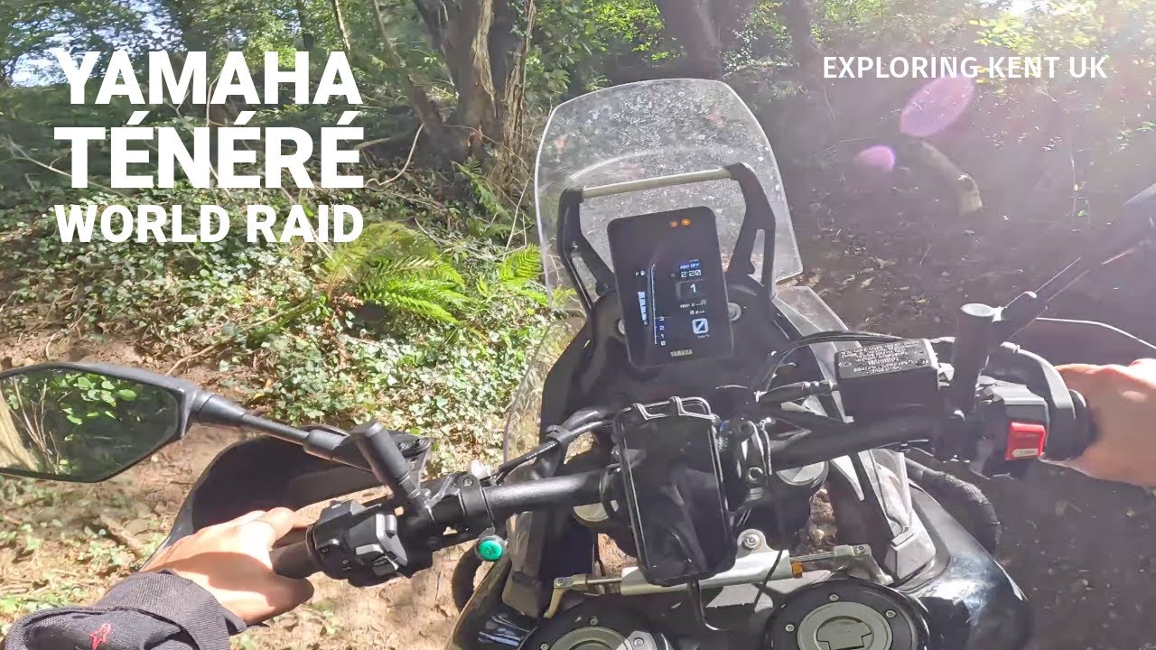 YAMAHA TENERE WR - MOTO CAMPING EXPLORING KENT SILENTVLOG 4K