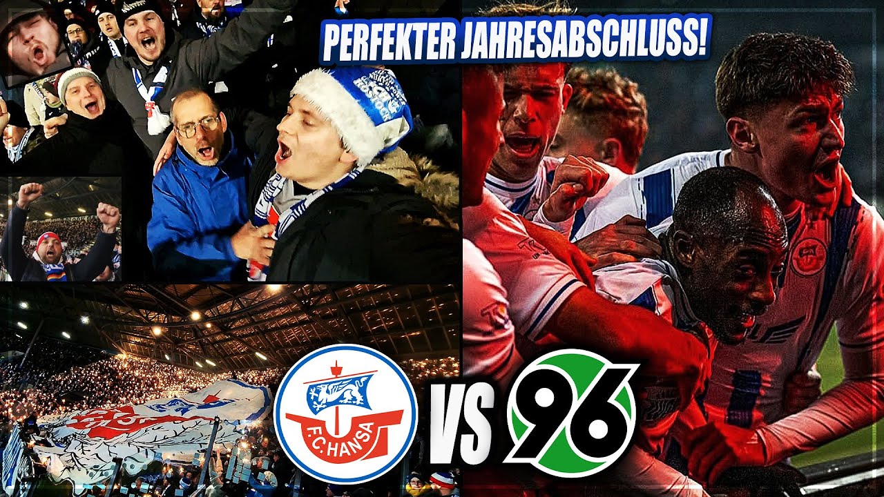 LAST MINUTE ESKALATION IM LETZTEN SPIEL DES JAHRES! Hansa Rostock - Hannover 96 II Stadion Vlog
