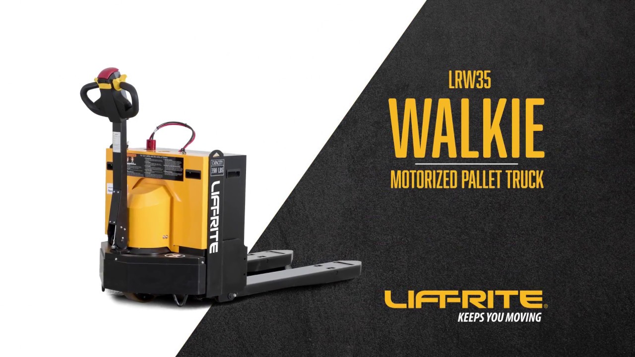 Lift-Rite LRW35 &ndash; Motorized Pallet Jack