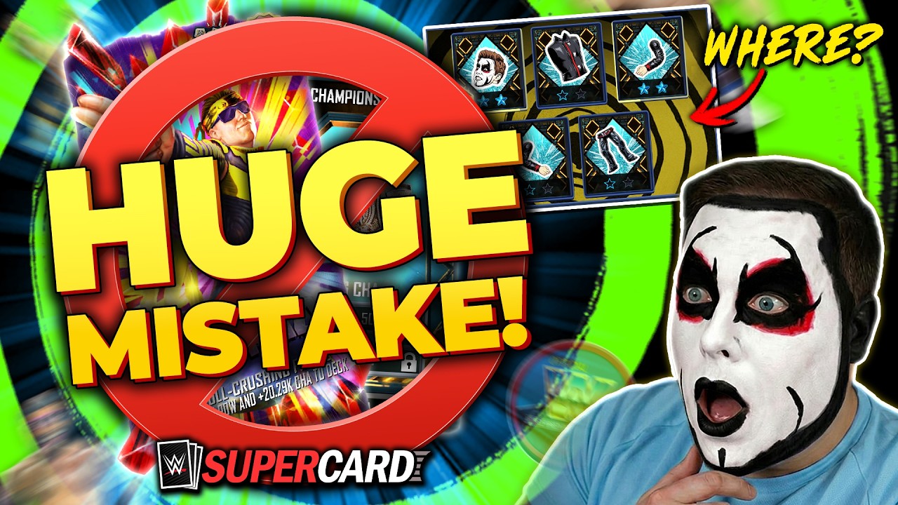 Не совершайте ЭТУ огромную ошибку! Где найти стикеры Danhausen в WWE SuperCard