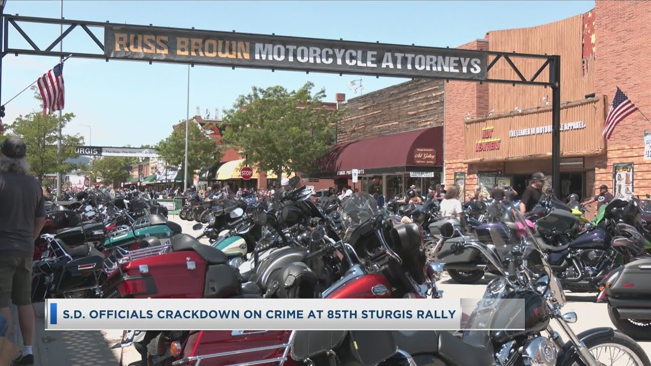 South Dakota Officials Crackdown On Crime At 85th Sturgis Rally