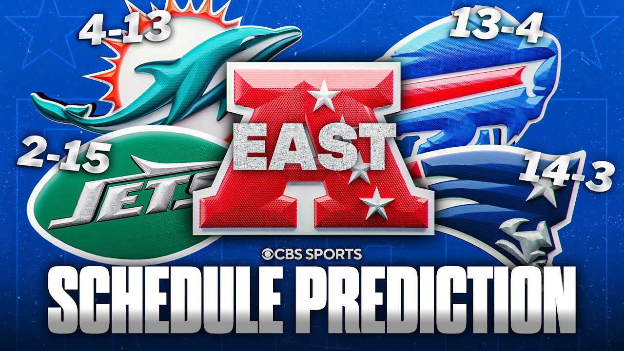 Predicting the Remaining Schedules for EVERY AFC East team: Patriots, Bills, Dolphins, and Jets ✅