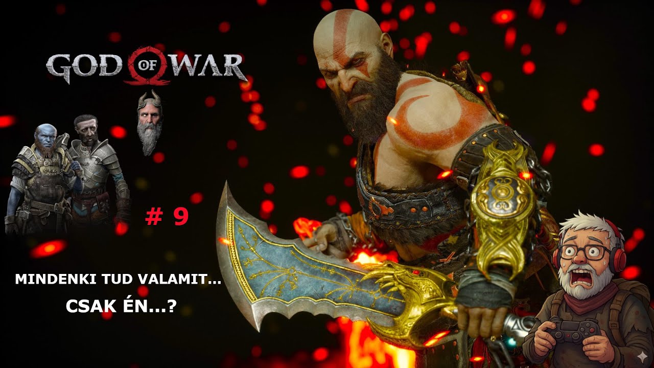 God of War NG+ magyar szinkron #9 | Amikor mindenki tud valamit… csak én ...?