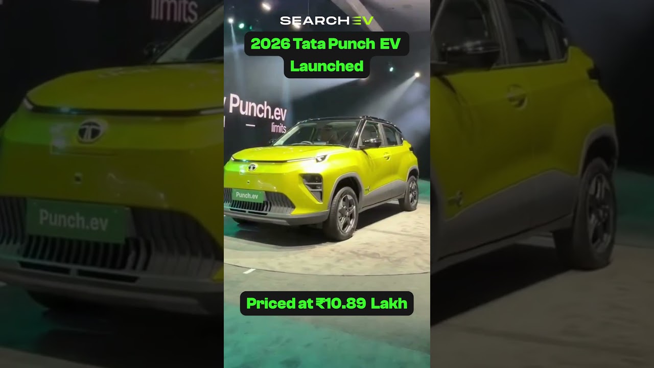 Tata Punch EV Facelift 2026 launched: 468 KM Range at ₹10.89 Lakh!