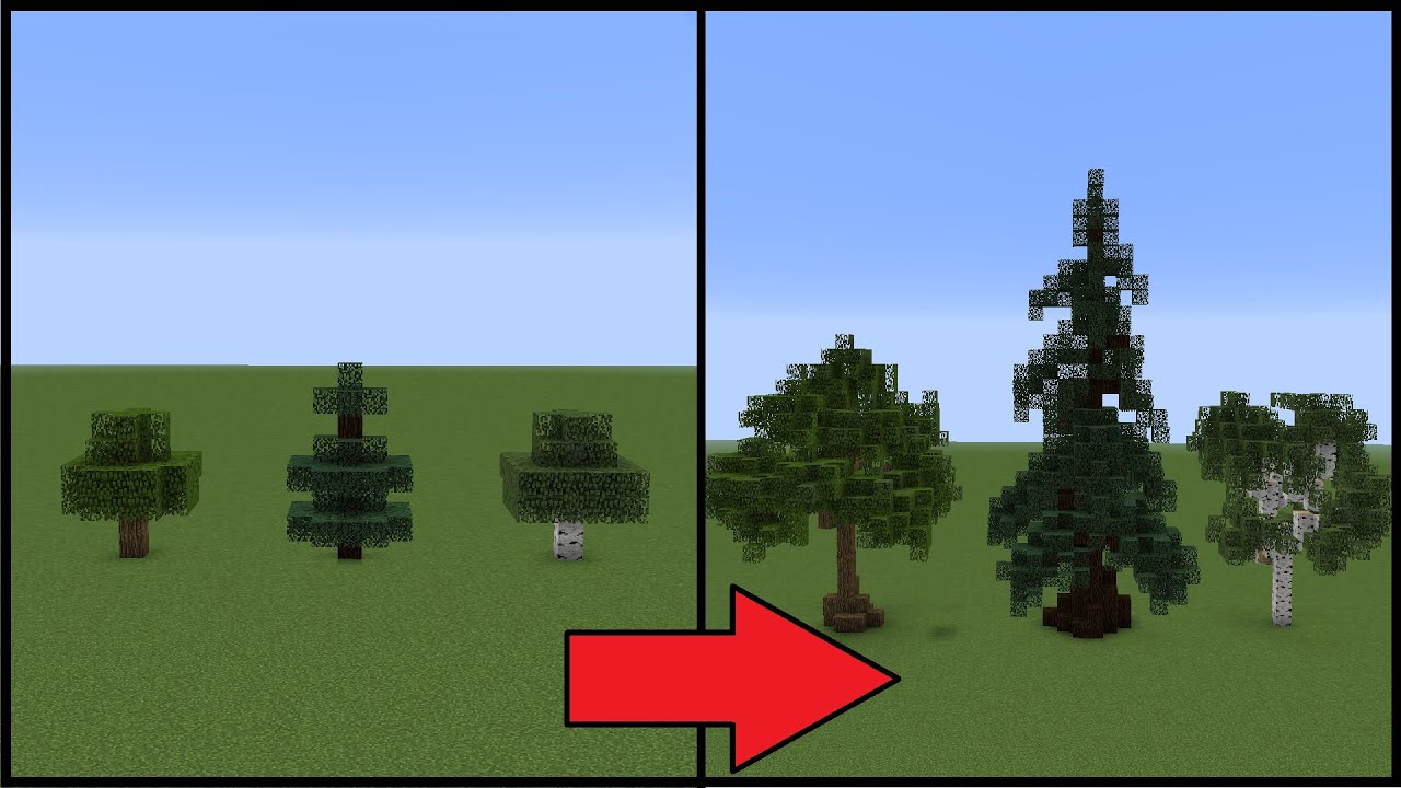 Minecraft: How To Make Better Trees!