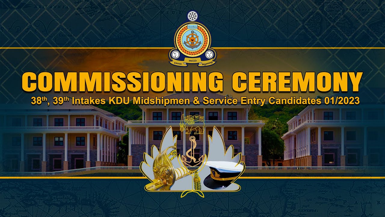 Commissioning Ceremony of 38th, 39th Intakes KDU Midshipmen & Service Entry Candidates 01/2023