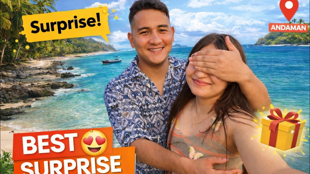 Socha Bhi Nahi Tha! 2026 Ka Best Surprise 💝 | 1 Day Andaman Vlog
