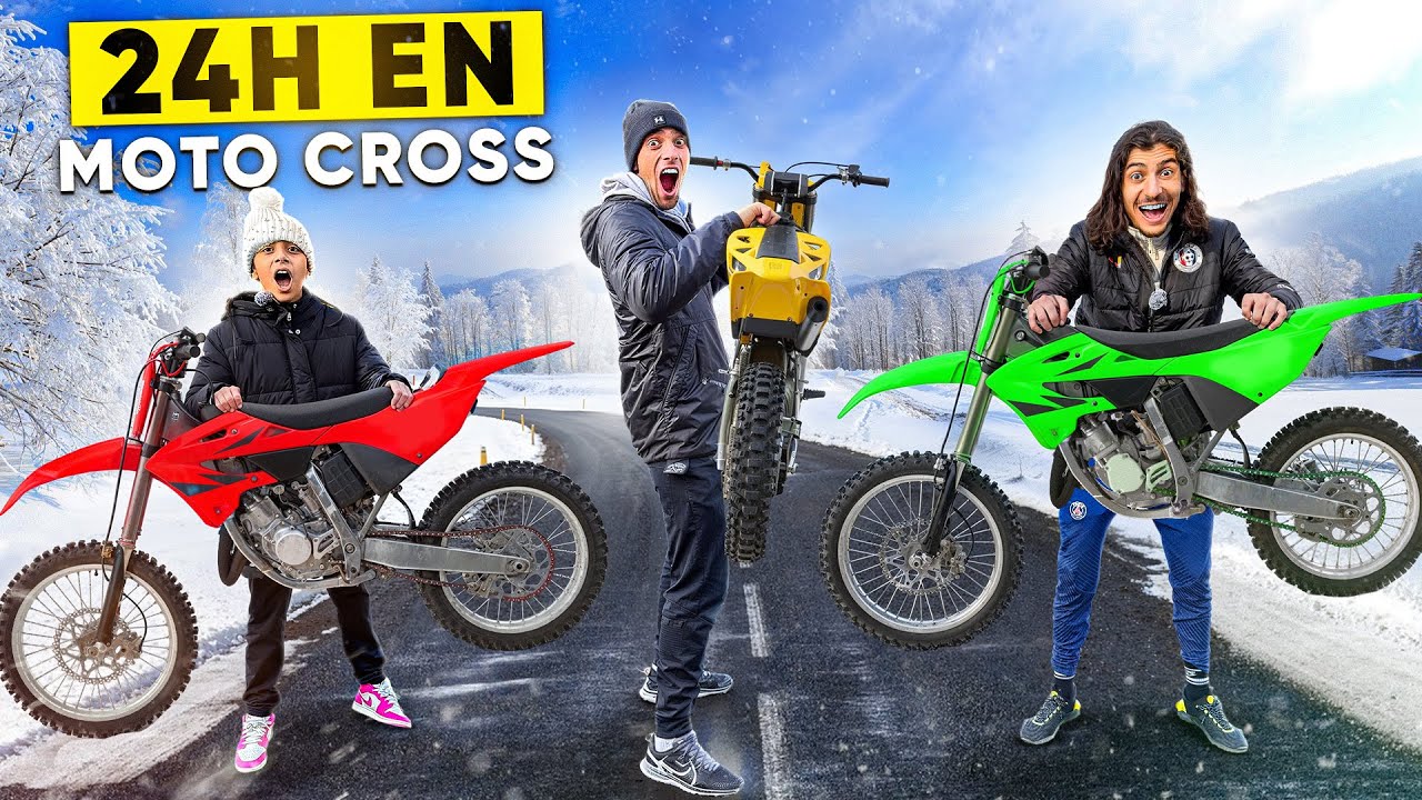 24H AVEC NOS NOUVELLE MOTO CROSS 🔥🏍️ ( Meilleur video de ma vie)