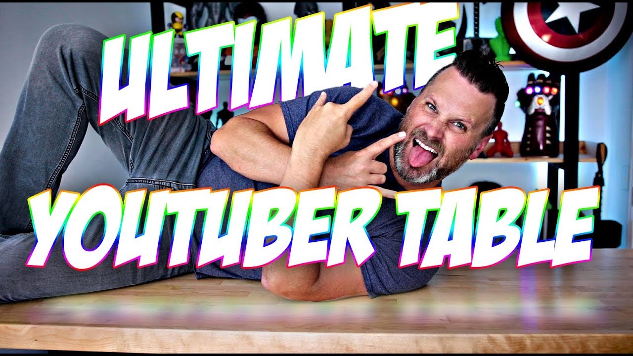 The Ultimate Youtuber Table! Gladiator Adjustable 72