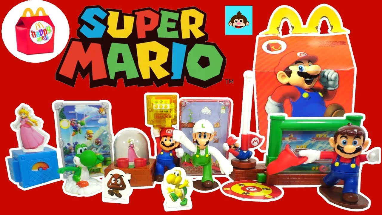 McDonalds Mario Bros 2018 / Coleccion Completa de la Cajita Feliz En Español