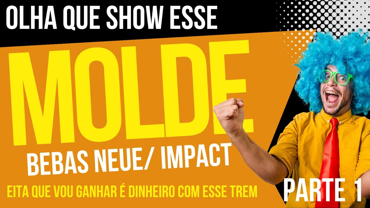 COMO RISCAR LETRAS COM UM MOLDE INOVADOR  SIMILAR BEBAS NEUE/IMPACT