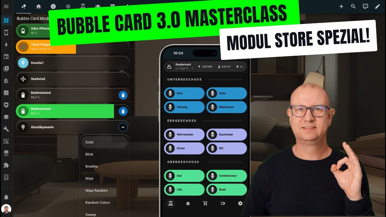 ✨ Home Assistant Bubble Card 3.0 – Alle Karten erklärt & Modul Store Spezial Tutorial! 🚀