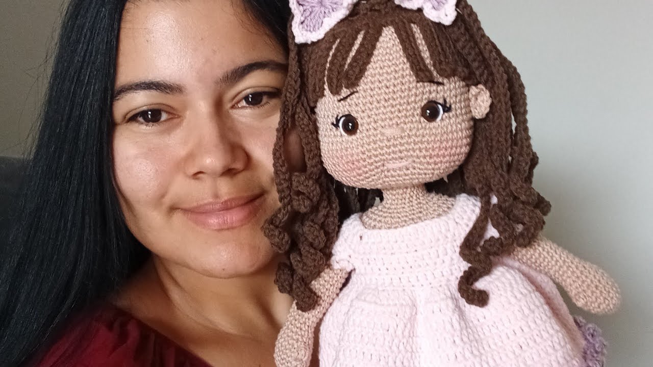 🥰encomenda de fofura boneca amigurumi 🩷😍