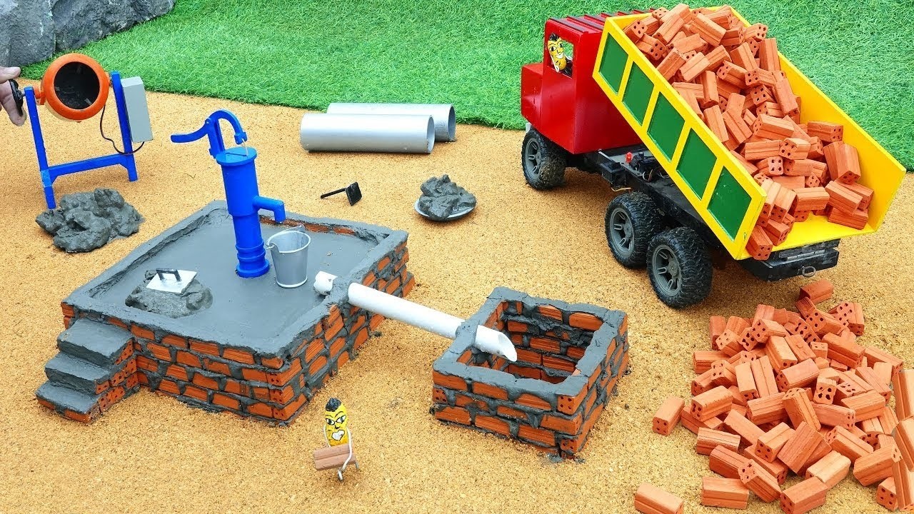diy diorama making water pump using mini motorpump | how to make @SanCreator1