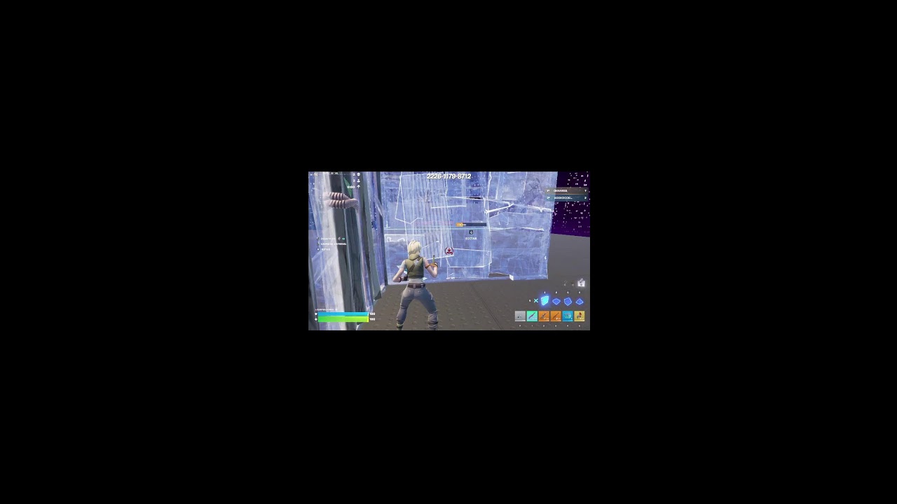 Jugando Fortnite