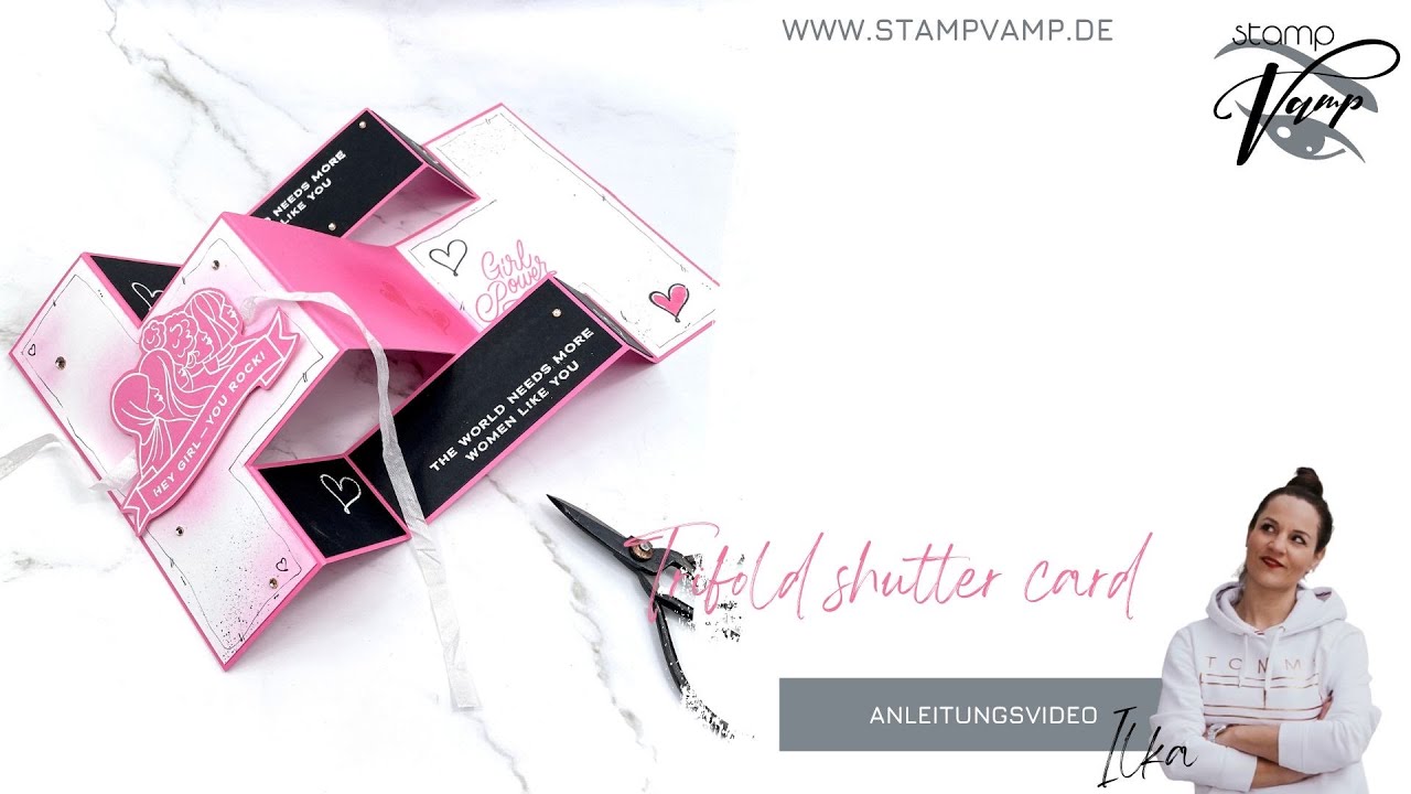 Technikkarten Trifoldshuttercard/ Stampin' Up!®/ Stronger together/ Jahreshauptkatalog2022/StampVamp