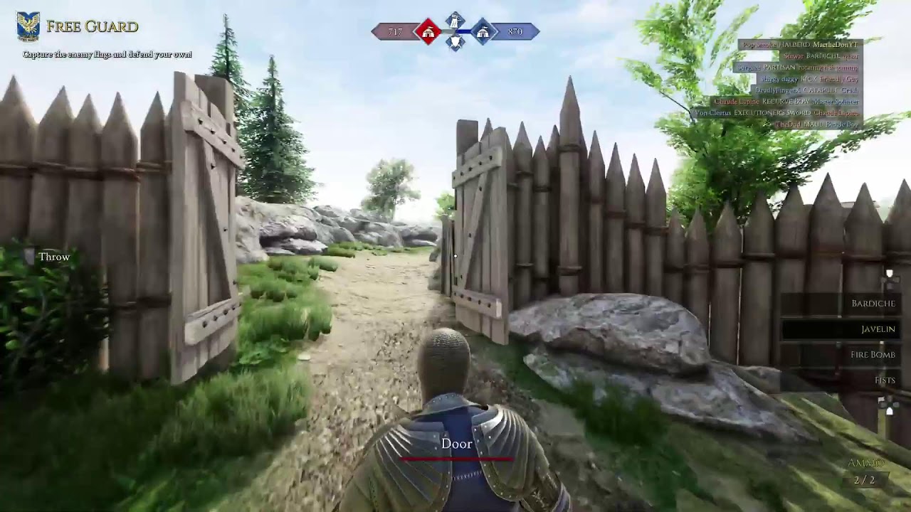 Mordhau Ps5 player playing pc players HARDCORE difficulty