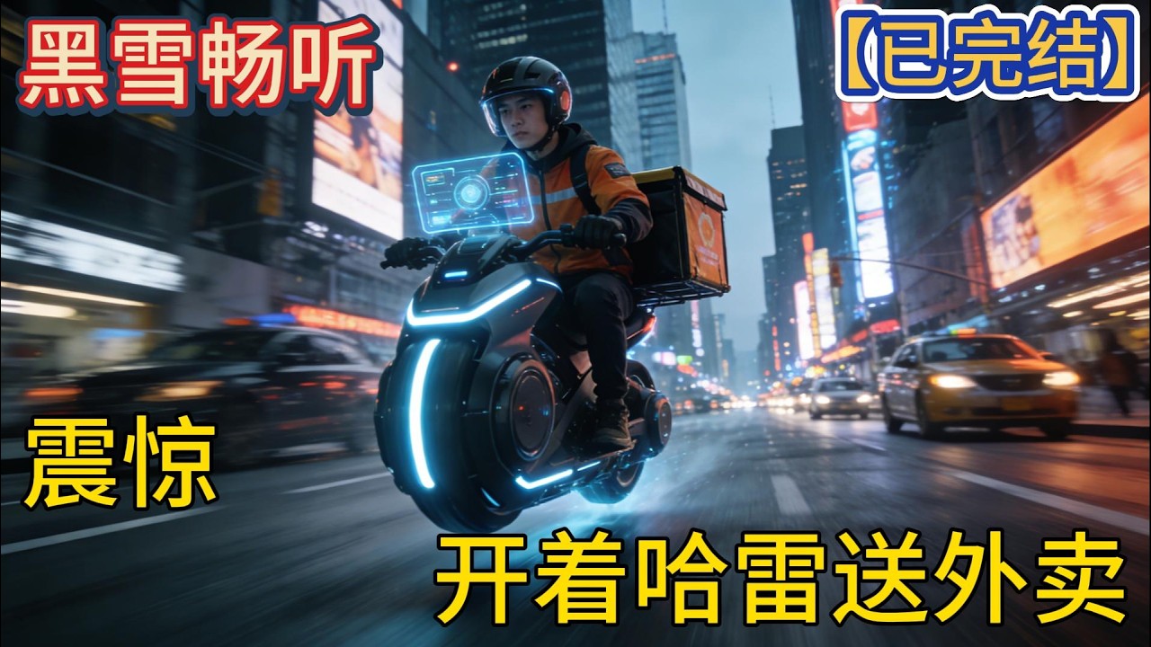 【已完结】🔥《震惊，开着哈雷送外卖》🔥#爽文 #都市 #系统 #外卖 #热血 #一口气看完 #有声小说