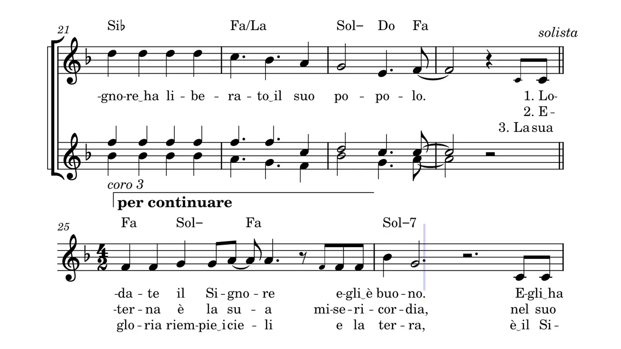 Con voce di giubilo