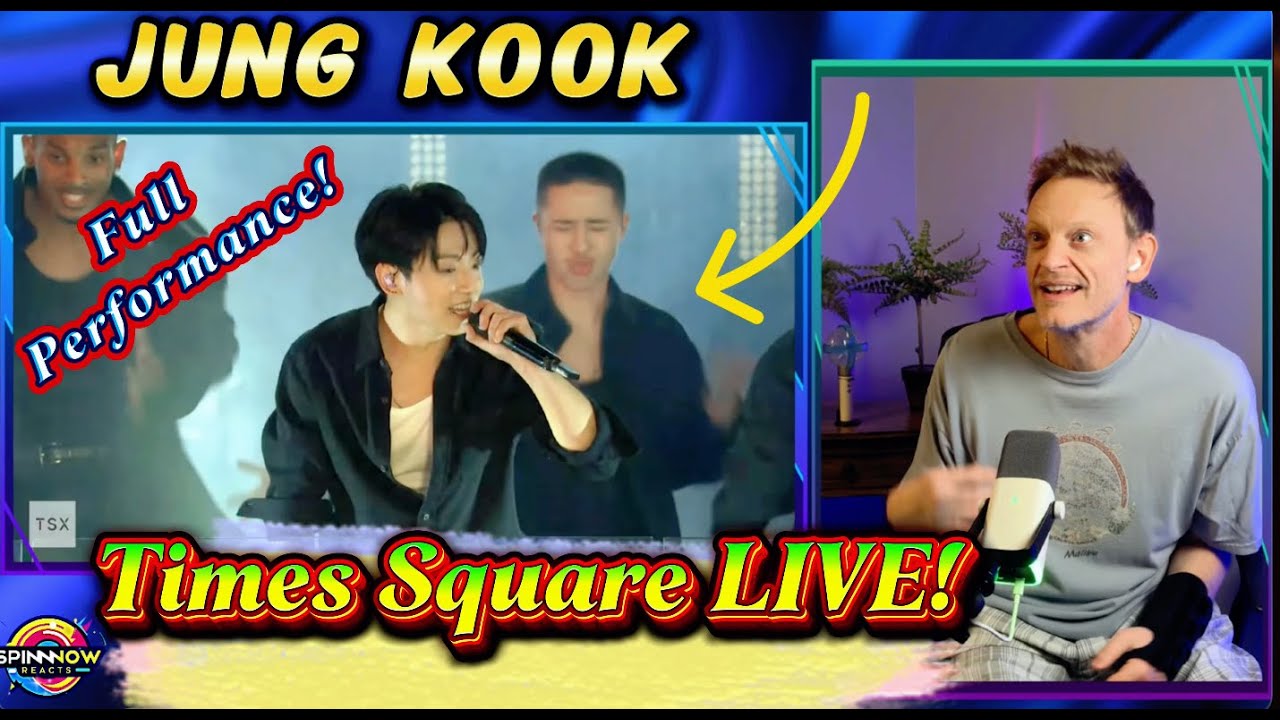 Times Square Goes Crazy For Jung Kook Live!