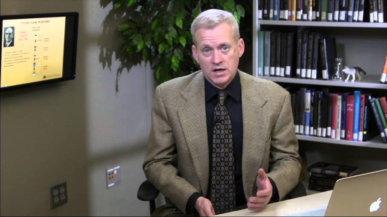 StatMolThermo 07.02 Third Law of Thermodynamics