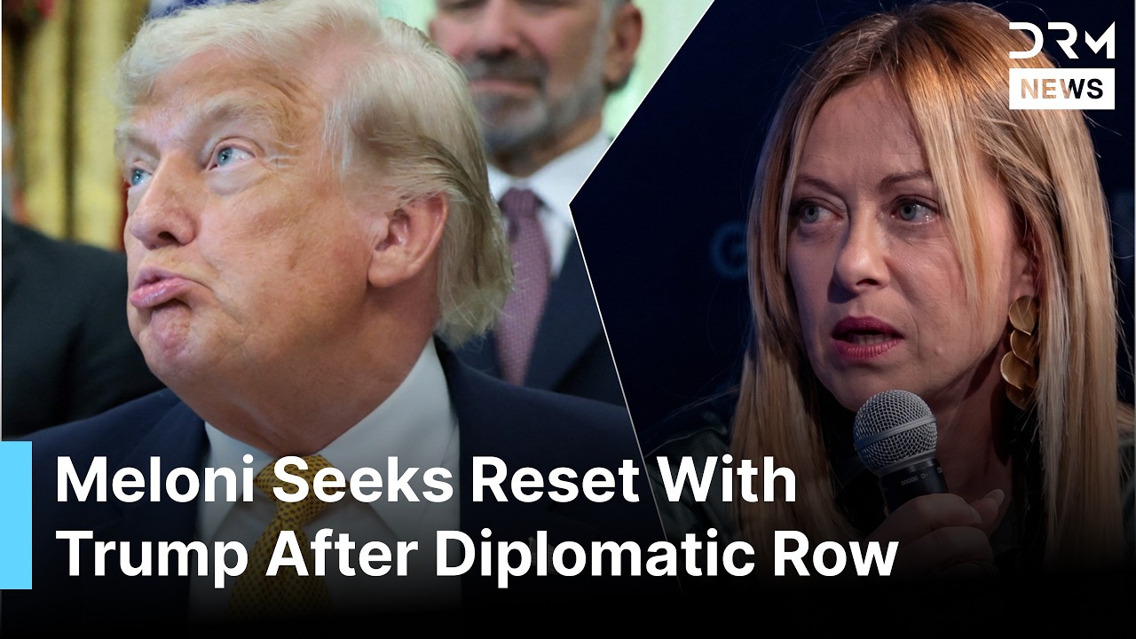 Meloni Calls for US-Italy Relations to Return to Normal After Trump Dispute | DRM News | AC1C